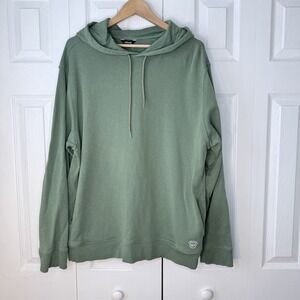 Allbirds R&R‎ Hoodie Pullover Sweatshirt XXL XXLarge Green Organic Cotton Hemp
